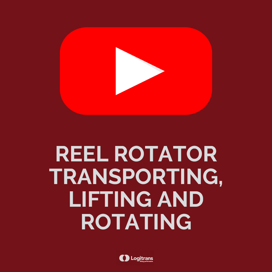 Reel Rotator transporting, lifting and rotating